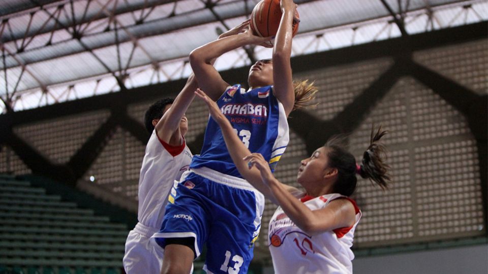 Merah Putih Predators Jakarta vs Sahabat Wisma Sehati Semarang. Copyright: © IBL Indonesia